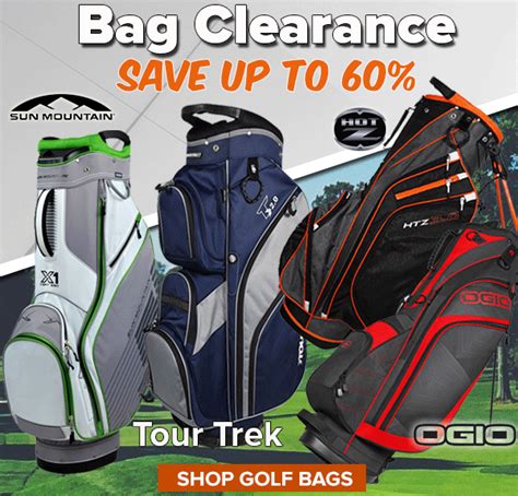 used golf bags clearance.